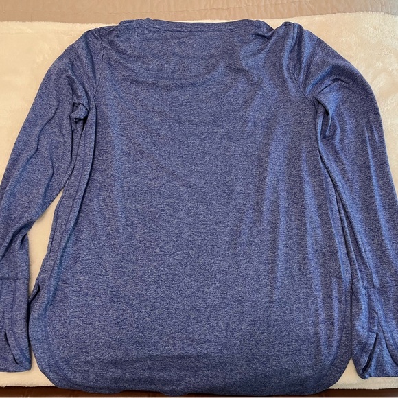 Blue Athleta long sleeve top. - Picture 2 of 2